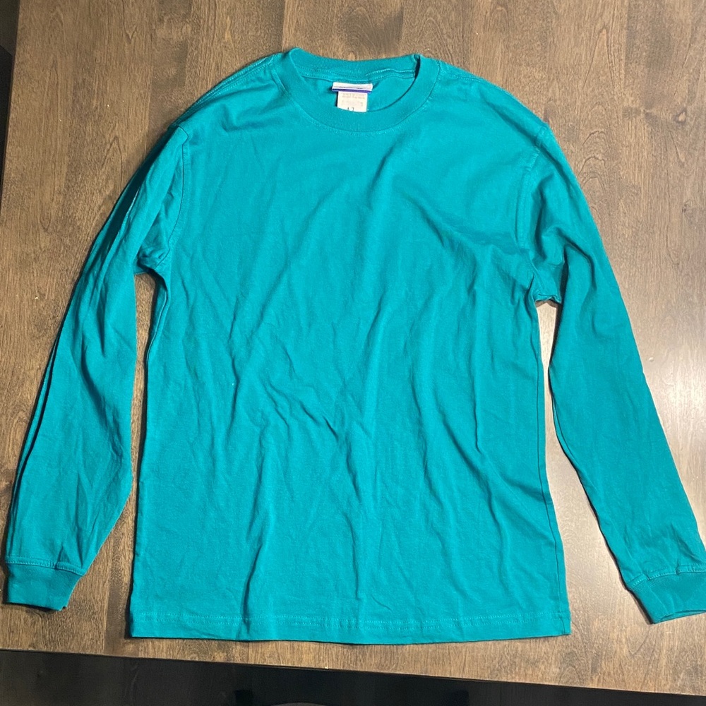 Reebok Vibrant Blue Long Sleeve Men's Tee